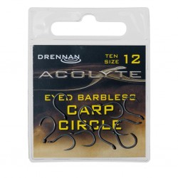 Carlige Drennan - Acolyte Carp Circle Barbless Nr. 12 Carlige Drennan - Acolyte Carp Circle Barbless Nr. 12